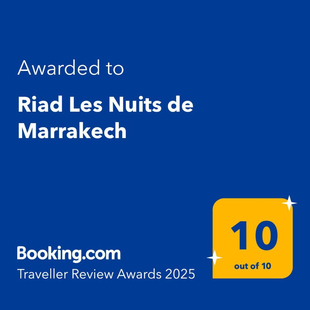 Riad Les Nuits De Marrakech มาร์ราเกช ภายนอก รูปภาพ Booking.com Traveller Award 2015